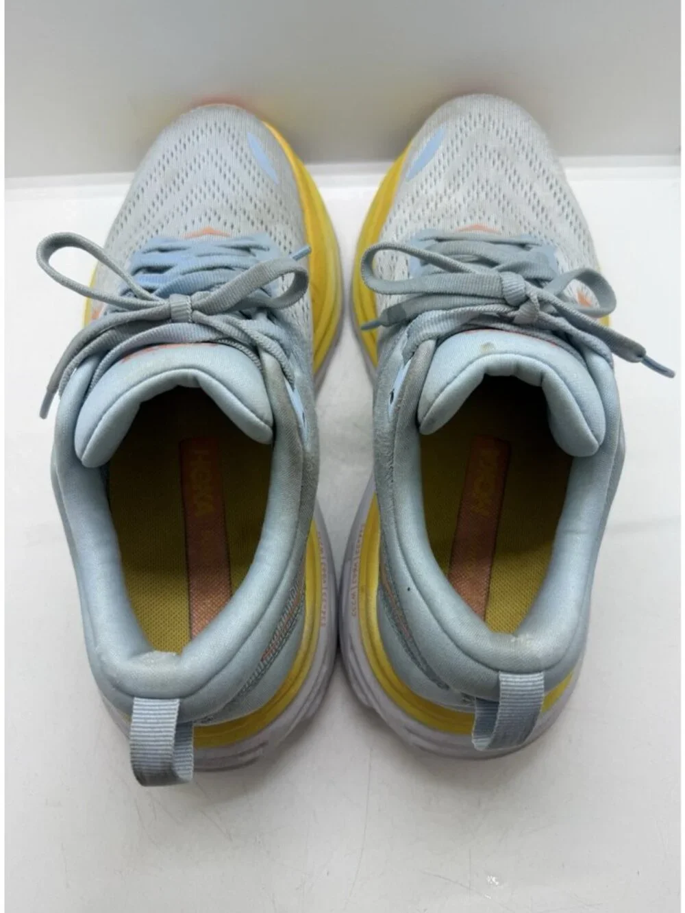 HOKA Bondi 8 Women's Sz 7.5 B Summer Song Country Air Running Shoes 1127952 SSCA